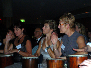 Taronga Zoo Corporate Showcase James Gordon Workshop interactive drumming networking event Sydney